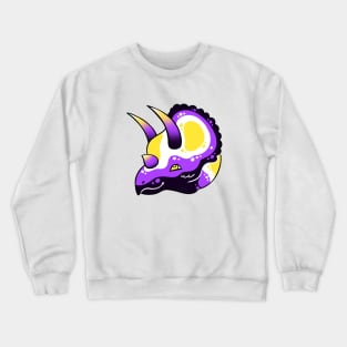 Pride Dinosaurs: Nonbinary Crewneck Sweatshirt